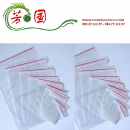 Túi Zipper chỉ đỏ